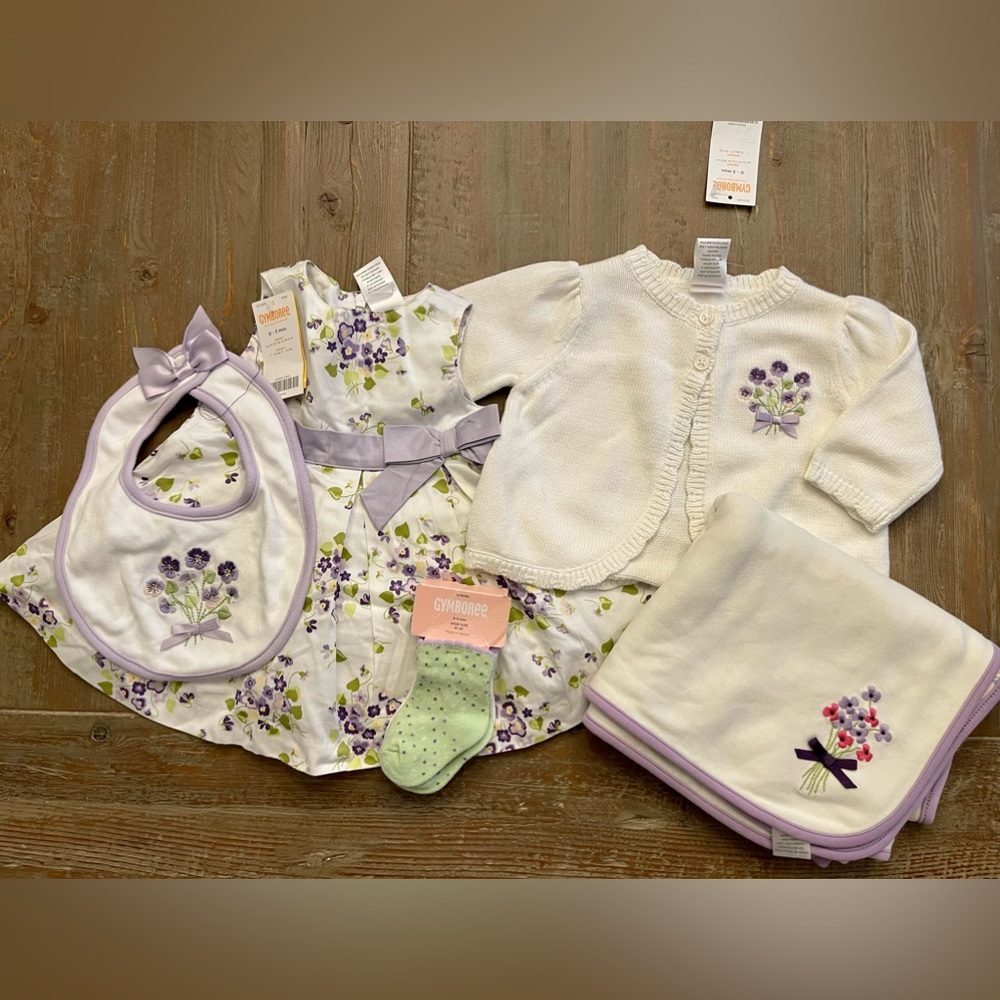 New with tags Gymboree Snappy Dresser 6 piece set